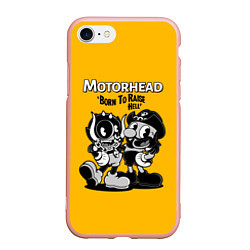 Чехол iPhone 7/8 матовый Motorhead x Cuphead, цвет: 3D-светло-розовый