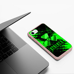 Чехол iPhone 7/8 матовый S T A L K E R NEON СТАЛКЕР, цвет: 3D-светло-розовый — фото 2