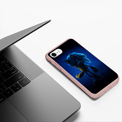 Чехол iPhone 7/8 матовый SONIC СОНИК Z, цвет: 3D-светло-розовый — фото 2