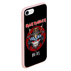 Чехол iPhone 7/8 матовый Iron Maiden, Senjutsu, цвет: 3D-светло-розовый — фото 2