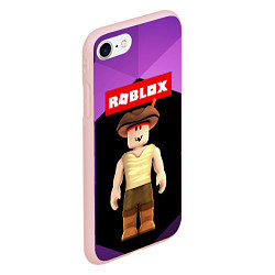 Чехол iPhone 7/8 матовый ROBLOX РОБЛОКС Z, цвет: 3D-светло-розовый — фото 2
