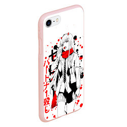 Чехол iPhone 7/8 матовый Darling in the Franxx 02, цвет: 3D-светло-розовый — фото 2