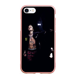Чехол iPhone 7/8 матовый Фараон на концерте, цвет: 3D-светло-розовый