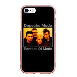 Чехол iPhone 7/8 матовый Rareties of Mode - Depeche Mode, цвет: 3D-светло-розовый