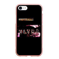 Чехол iPhone 7/8 матовый Ultra - Depeche Mode, цвет: 3D-светло-розовый