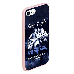Чехол iPhone 7/8 матовый From The Setting Sun In Wacken - Deep Purple, цвет: 3D-светло-розовый — фото 2