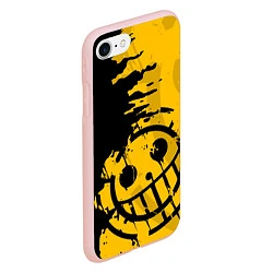 Чехол iPhone 7/8 матовый ONE PIECE PIRATES ПИРАТЫ, цвет: 3D-светло-розовый — фото 2