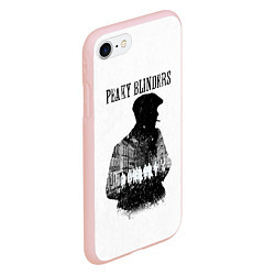 Чехол iPhone 7/8 матовый Thomas Shelby Peaky Blinders, цвет: 3D-светло-розовый — фото 2