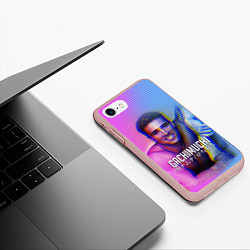 Чехол iPhone 7/8 матовый Билли Херрингтон: Гачимучи Глитч, цвет: 3D-светло-розовый — фото 2