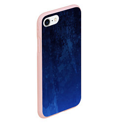 Чехол iPhone 7/8 матовый Смешение потоков, цвет: 3D-светло-розовый — фото 2