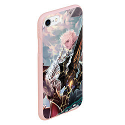 Чехол iPhone 7/8 матовый Lineage 2 Akamanah vs Zarich, цвет: 3D-светло-розовый — фото 2