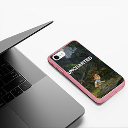 Чехол iPhone 7/8 матовый Uncharted На картах не значится, цвет: 3D-баблгам — фото 2