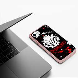 Чехол iPhone 7/8 матовый OVERLORD оверлорд, цвет: 3D-светло-розовый — фото 2