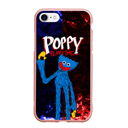 Чехол iPhone 7/8 матовый Poppy Playtime, цвет: 3D-светло-розовый