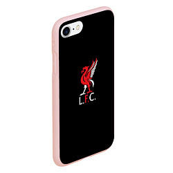 Чехол iPhone 7/8 матовый Leverpool YNWA, цвет: 3D-светло-розовый — фото 2