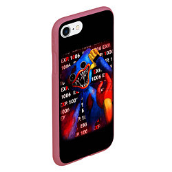 Чехол iPhone 7/8 матовый Poppy Playtime: Numbers, цвет: 3D-малиновый — фото 2