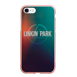 Чехол iPhone 7/8 матовый Studio Collection - Linkin Park, цвет: 3D-светло-розовый