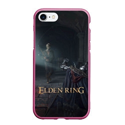 Чехол iPhone 7/8 матовый Elden Ring - Нежить, цвет: 3D-малиновый