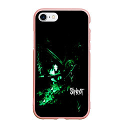 Чехол iPhone 7/8 матовый Mate Feed Kill Repeat - Slipknot, цвет: 3D-светло-розовый