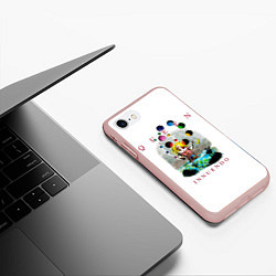 Чехол iPhone 7/8 матовый Innuendo - Queen, цвет: 3D-светло-розовый — фото 2