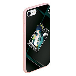 Чехол iPhone 7/8 матовый Venti Венти, Genshin Impact, цвет: 3D-светло-розовый — фото 2