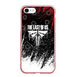 Чехол iPhone 7/8 матовый The last of us следы от пуль, цвет: 3D-баблгам