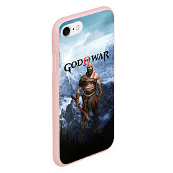 Чехол iPhone 7/8 матовый Великий God of War Z, цвет: 3D-светло-розовый — фото 2