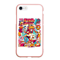 Чехол iPhone 7/8 матовый Sailor Meow Sailor Moon, цвет: 3D-светло-розовый