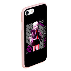 Чехол iPhone 7/8 матовый Кёко Киригири - Danganronpa, цвет: 3D-светло-розовый — фото 2