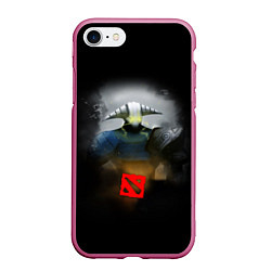 Чехол iPhone 7/8 матовый HERO SVEN DOTA 2, цвет: 3D-малиновый