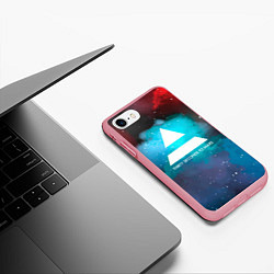 Чехол iPhone 7/8 матовый 30 Seconds to Mars: Звездное небо, цвет: 3D-баблгам — фото 2