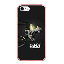 Чехол iPhone 7/8 матовый Bendy And The Ink Machine Бадди Борис, цвет: 3D-светло-розовый