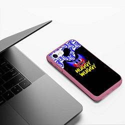 Чехол iPhone 7/8 матовый POPPY PLAYTIME МОНСТР ХАГИ ВАГИ, цвет: 3D-малиновый — фото 2