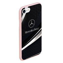 Чехол iPhone 7/8 матовый Mercedes-Benz Sport, цвет: 3D-светло-розовый — фото 2