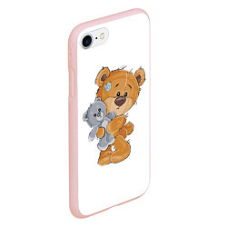 Чехол iPhone 7/8 матовый МиМиМишка, цвет: 3D-светло-розовый — фото 2