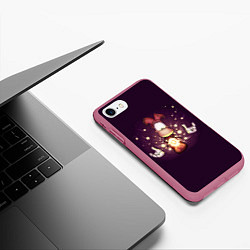 Чехол iPhone 7/8 матовый RAYMAN LEGENDS РЭЙМАН, цвет: 3D-малиновый — фото 2