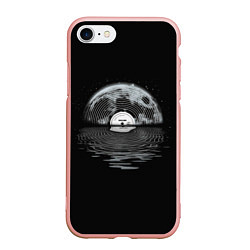 Чехол iPhone 7/8 матовый Лунная Песнь, цвет: 3D-светло-розовый