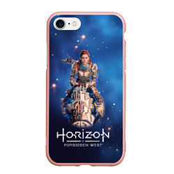 Чехол iPhone 7/8 матовый Элой Aloy Horizon, цвет: 3D-светло-розовый