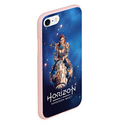 Чехол iPhone 7/8 матовый Элой Aloy Horizon, цвет: 3D-светло-розовый — фото 2