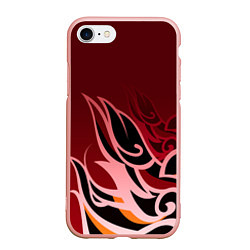 Чехол iPhone 7/8 матовый ТОМА GENSHIN IMPACT, цвет: 3D-светло-розовый