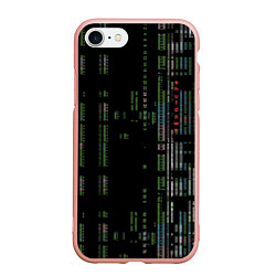Чехол iPhone 7/8 матовый Shutdown, цвет: 3D-светло-розовый