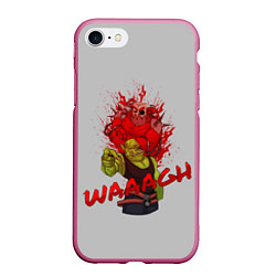 Чехол iPhone 7/8 матовый Waaagh reference, цвет: 3D-малиновый