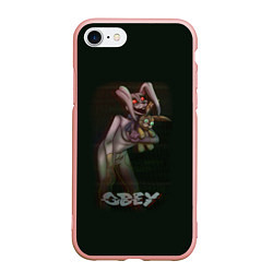 Чехол iPhone 7/8 матовый Five Nights at Freddys кролик, цвет: 3D-светло-розовый