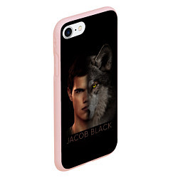 Чехол iPhone 7/8 матовый Джейкоб Блэк, цвет: 3D-светло-розовый — фото 2