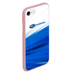 Чехол iPhone 7/8 матовый Subaru субару sport, цвет: 3D-баблгам — фото 2