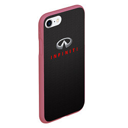 Чехол iPhone 7/8 матовый Infinity спорт, цвет: 3D-малиновый — фото 2