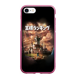 Чехол iPhone 7/8 матовый Ousama Ranking, цвет: 3D-малиновый