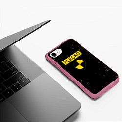 Чехол iPhone 7/8 матовый Asap rocky skepta, цвет: 3D-малиновый — фото 2