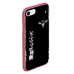 Чехол iPhone 7/8 матовый Tokyo Revengers, цвет: 3D-малиновый — фото 2