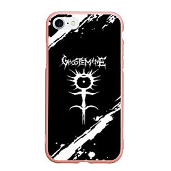 Чехол iPhone 7/8 матовый Ghostemane trash, цвет: 3D-светло-розовый